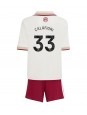 Arsenal Riccardo Calafiori #33 Replika Tredje Kläder Barn 2025-26 Kortärmad (+ byxor)